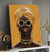 Quadro Africana Tons de Amarelo - loja online