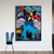 Quadro Cachorro com Asas Colorido - Decore Premium | A Melhor Loja Para Comprar Quadros Decorativos no Brasil