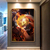 Quadro Decorativo Bitcoin Ouro