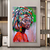 Quadro Decorativo Pintura Africana com Brinco 2