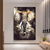 Quadro Decorativo Pintura Elefante na internet
