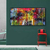 Quadro Decorativo Tintas Coloridas Abstrato - comprar online
