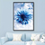 Quadro Flor Azul - comprar online