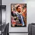 Quadro Lobo de Wall Street Trabalho Duro Supera Talento Todas as Vezes