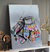 Quadro Luvas de Boxe Grafite na internet