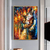 Quadro Pintura Casal de Gatos - Decore Premium | A Melhor Loja Para Comprar Quadros Decorativos no Brasil