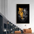 Quadro Tigre Face Dourada - Decore Premium | A Melhor Loja Para Comprar Quadros Decorativos no Brasil