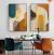 Quadros Abstratos Tons de Laranja Trio - comprar online