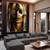 Quadro Arte Feminina Dourada Mulher - Decore Premium | A Melhor Loja Para Comprar Quadros Decorativos no Brasil