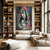 Quadro Decorativo Índia Grafite Colorida - loja online
