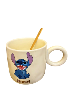 STITCH CON TAPA Y CUCHARA - comprar online