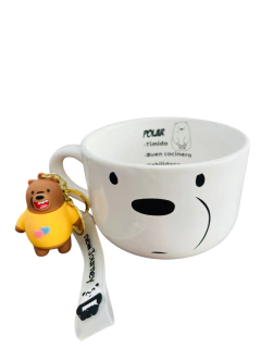 OSOS ESCANDALOSOS + LLAVERO - PANDA DECO