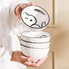 MINI BOWL SNOOPY PACK X4 DISEÑOS