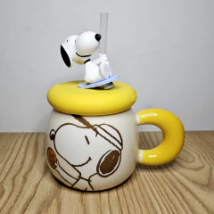 SNOOPY CON TAPA Y BOMBILLA - tienda online