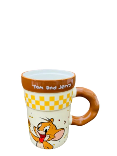TOM Y JERRY VASO CERAMICA 500ML - comprar online