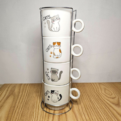 GATITOS APILABLES X4 + ESTRUCTURA