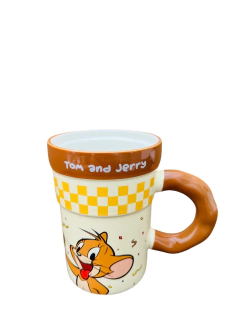 TOM Y JERRY VASO CERAMICA 500ML en internet