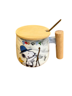 SNOOPY CON TAPA MADERA en internet