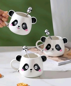 OSITO PANDA + CUCHARA - PANDA DECO