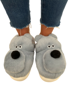 PANTUFLAS PERRITO - PANDA DECO