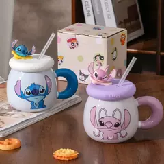 STITCH Y ANGELA CON TAPA Y SORBETE - comprar online