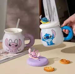 STITCH Y ANGELA CON TAPA Y SORBETE en internet