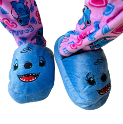 PANTUFLAS PELUCHE STITCH - tienda online