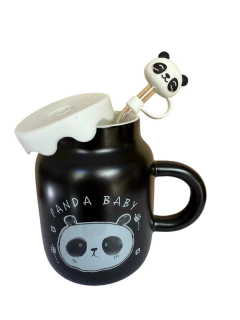 Imagen de PANDA BABY CON TAPA Y SORBETE