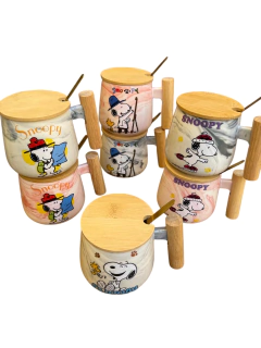 Imagen de SNOOPY CON TAPA MADERA