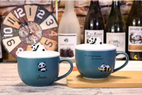 OSO PANDA CON TAPA Y CUCHARA - comprar online