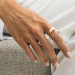 ANEL GEOMETRICO LISO - comprar online