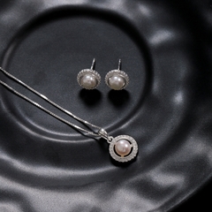 CONJUNTO PÉROLA PRATA 925 - comprar online