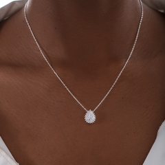 COLAR GOTA COM ZIRCONIA PRATA 925 - buy online