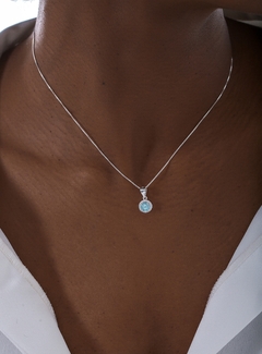 CONJUNTO REDONDO AZUL PRATA 925 - tienda online
