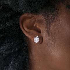 BRINCO GOTA COM ZIRCONIA PRATA 925 - comprar online