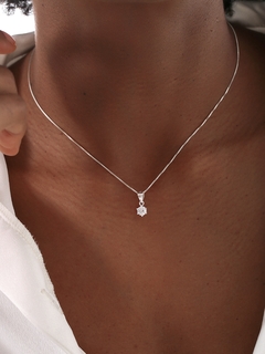 COLAR PONTO DE LUZ ZIRCONIA PRATA 925 - buy online