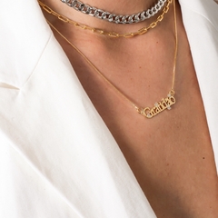 COLAR GRATIDÃO COM ZIRCONIA
