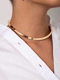 CHOKER ARO LISO ACHATADO - comprar online