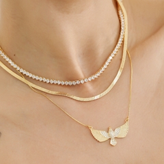 COLAR DIVINO ESPÍRITO SANTO ZIRCONIA
