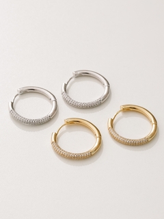 BRINCO ARGOLA COM ZIRCONIA en internet