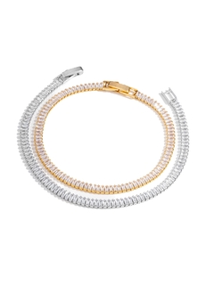 Imagen de PULSEIRA RIVIERA BAGUETE FECHO JOIA