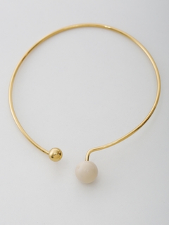 CHOKER ESFERA RESINADA LIGHT CREAM - tienda online