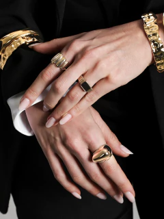 ANEL QUADRADO RESINA OFFICE - loja online