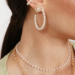 CHOKER MINI PEROLAS DELICADA - Adrélle Semijoias
