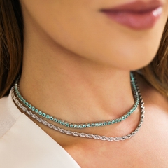 CHOKER RIVIERA CRAVAÇÃO 4 GARRAS TURMALINA - comprar online