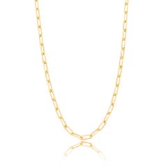 CHOKER CORRENTE ELOS RETANTULARES 3,5MM - comprar online