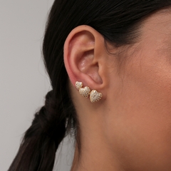 BRINCO TRIO CORAÇÃO COM ZIRCONIA