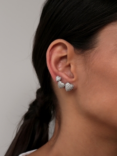 BRINCO TRIO CORAÇÃO COM ZIRCONIA - comprar online