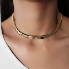 CHOKER MALHA OCA 8MM BRIGHT - comprar online