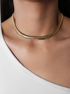CHOKER MALHA OCA 8MM BRIGHT en internet